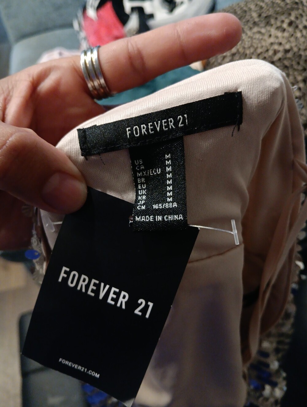 Forever 21 Silver Sequin V-Neck Cami Y2k - Picture 4 of 4